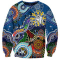 Personalised Bulldogs NAIDOC Week 2024 Sweatshirt Australia Aboriginal Dot Painting