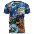 Personalised Bulldogs NAIDOC Week 2024 T Shirt Australia Aboriginal Dot Painting