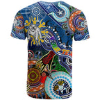 Personalised Bulldogs NAIDOC Week 2024 T Shirt Australia Aboriginal Dot Painting