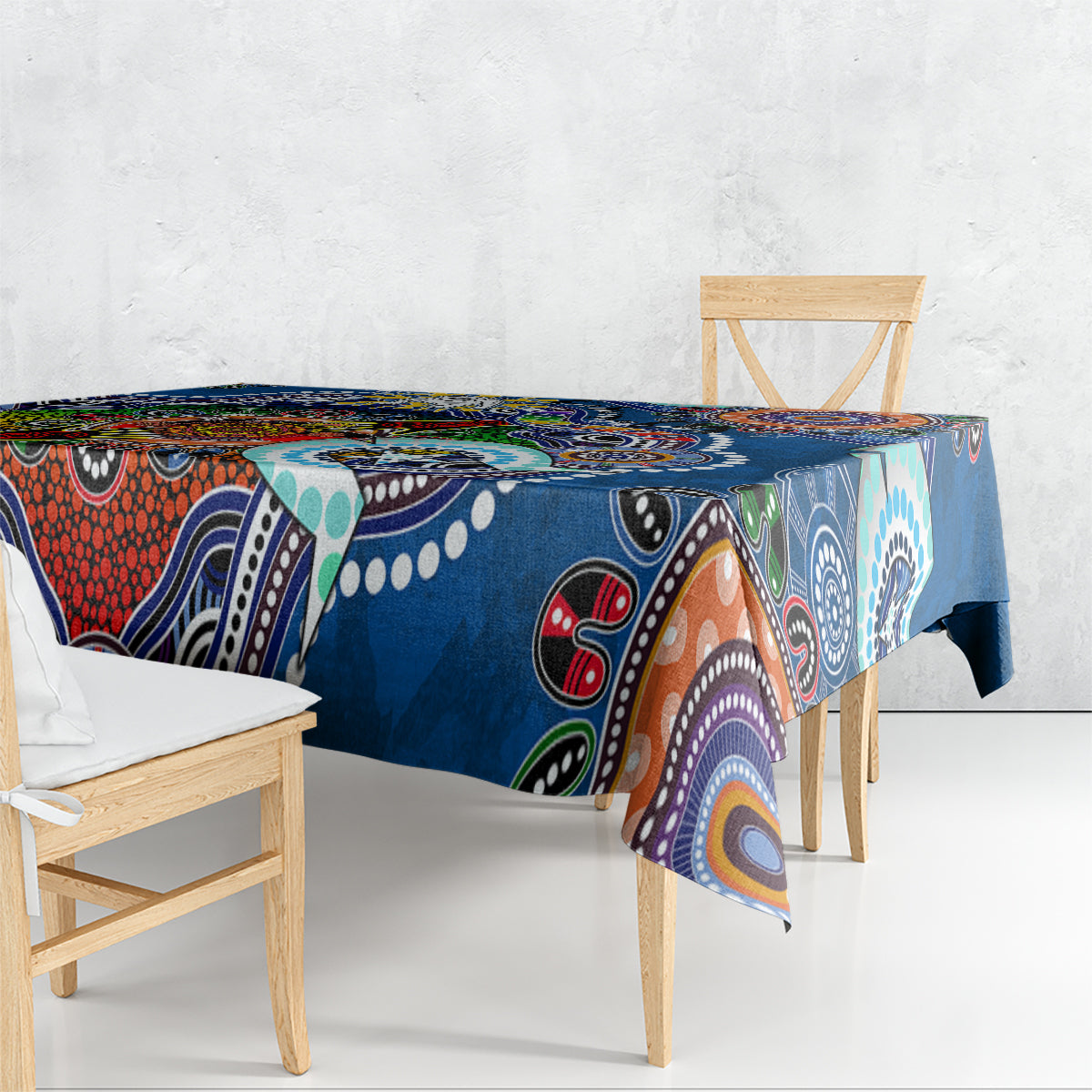 Personalised Bulldogs NAIDOC Week 2024 Tablecloth Australia Aboriginal Dot Painting