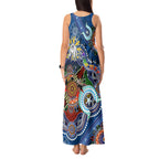 Personalised Bulldogs NAIDOC Week 2024 Tank Maxi Dress Australia Aboriginal Dot Painting