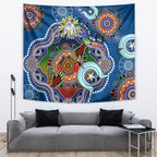 Personalised Bulldogs NAIDOC Week 2024 Tapestry Australia Aboriginal Dot Painting