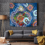 Personalised Bulldogs NAIDOC Week 2024 Tapestry Australia Aboriginal Dot Painting
