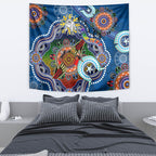 Personalised Bulldogs NAIDOC Week 2024 Tapestry Australia Aboriginal Dot Painting