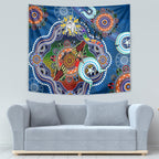 Personalised Bulldogs NAIDOC Week 2024 Tapestry Australia Aboriginal Dot Painting
