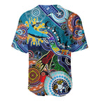 Personalised Sharks NAIDOC Week 2024 Baseball Jersey Australia Aboriginal Dot Painting