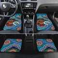 Personalised Sharks NAIDOC Week 2024 Car Mats Australia Aboriginal Dot Painting
