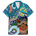 Personalised Sharks NAIDOC Week 2024 Hawaiian Shirt Australia Aboriginal Dot Painting