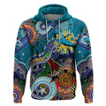 Personalised Sharks NAIDOC Week 2024 Hoodie Australia Aboriginal Dot Painting