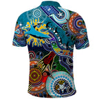 Personalised Sharks NAIDOC Week 2024 Polo Shirt Australia Aboriginal Dot Painting