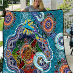 Personalised Sharks NAIDOC Week 2024 Quilt Australia Aboriginal Dot Painting