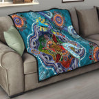 Personalised Sharks NAIDOC Week 2024 Quilt Australia Aboriginal Dot Painting