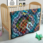 Personalised Sharks NAIDOC Week 2024 Quilt Australia Aboriginal Dot Painting