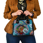 Personalised Sharks NAIDOC Week 2024 Shoulder Handbag Australia Aboriginal Dot Painting