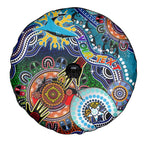 Personalised Sharks NAIDOC Week 2024 Spare Tire Cover Australia Aboriginal Dot Painting