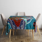 Personalised Sharks NAIDOC Week 2024 Tablecloth Australia Aboriginal Dot Painting