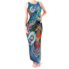Personalised Sharks NAIDOC Week 2024 Tank Maxi Dress Australia Aboriginal Dot Painting