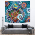 Personalised Sharks NAIDOC Week 2024 Tapestry Australia Aboriginal Dot Painting