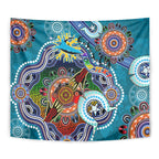 Personalised Sharks NAIDOC Week 2024 Tapestry Australia Aboriginal Dot Painting