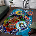 Personalised Titans NAIDOC Week 2024 Area Rug Australia Aboriginal Dot Painting