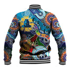 Personalised Titans NAIDOC Week 2024 Baseball Jacket Australia Aboriginal Dot Painting