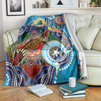 Personalised Titans NAIDOC Week 2024 Blanket Australia Aboriginal Dot Painting