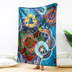 Personalised Titans NAIDOC Week 2024 Blanket Australia Aboriginal Dot Painting