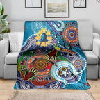 Personalised Titans NAIDOC Week 2024 Blanket Australia Aboriginal Dot Painting