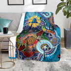 Personalised Titans NAIDOC Week 2024 Blanket Australia Aboriginal Dot Painting
