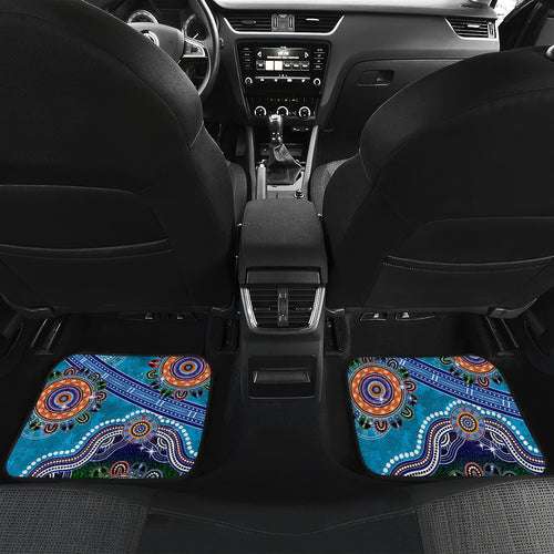 Personalised Titans NAIDOC Week 2024 Car Mats Australia Aboriginal Dot Painting