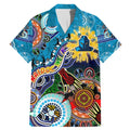 Personalised Titans NAIDOC Week 2024 Family Matching Mermaid Dress and Hawaiian Shirt Australia Aboriginal Dot Painting