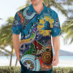 Personalised Titans NAIDOC Week 2024 Hawaiian Shirt Australia Aboriginal Dot Painting