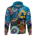 Personalised Titans NAIDOC Week 2024 Hoodie Australia Aboriginal Dot Painting