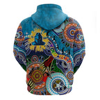 Personalised Titans NAIDOC Week 2024 Hoodie Australia Aboriginal Dot Painting