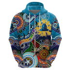 Personalised Titans NAIDOC Week 2024 Hoodie Australia Aboriginal Dot Painting