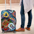 Personalised Titans NAIDOC Week 2024 Luggage Cover Australia Aboriginal Dot Painting
