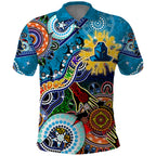 Personalised Titans NAIDOC Week 2024 Polo Shirt Australia Aboriginal Dot Painting