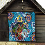 Personalised Titans NAIDOC Week 2024 Quilt Australia Aboriginal Dot Painting