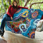 Personalised Titans NAIDOC Week 2024 Quilt Australia Aboriginal Dot Painting