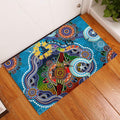 Personalised Titans NAIDOC Week 2024 Rubber Doormat Australia Aboriginal Dot Painting