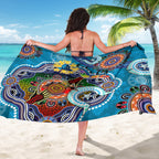 Personalised Titans NAIDOC Week 2024 Sarong Australia Aboriginal Dot Painting