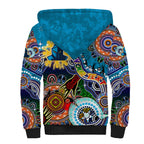 Personalised Titans NAIDOC Week 2024 Sherpa Hoodie Australia Aboriginal Dot Painting