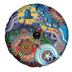 Personalised Titans NAIDOC Week 2024 Spare Tire Cover Australia Aboriginal Dot Painting