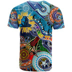 Personalised Titans NAIDOC Week 2024 T Shirt Australia Aboriginal Dot Painting