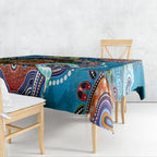 Personalised Titans NAIDOC Week 2024 Tablecloth Australia Aboriginal Dot Painting