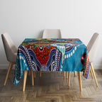 Personalised Titans NAIDOC Week 2024 Tablecloth Australia Aboriginal Dot Painting
