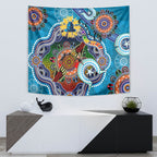 Personalised Titans NAIDOC Week 2024 Tapestry Australia Aboriginal Dot Painting