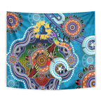 Personalised Titans NAIDOC Week 2024 Tapestry Australia Aboriginal Dot Painting