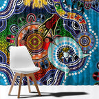 Personalised Titans NAIDOC Week 2024 Window Curtain Australia Aboriginal Dot Painting