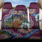 Personalised Eagles NAIDOC Week 2024 Back Car Seat Cover Australia Aboriginal Dot Painting